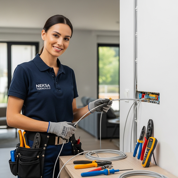 Eve İnternet Kablosu Çekme Hizmeti 12 Eve İnternet Kablosu Çekme Hizmeti